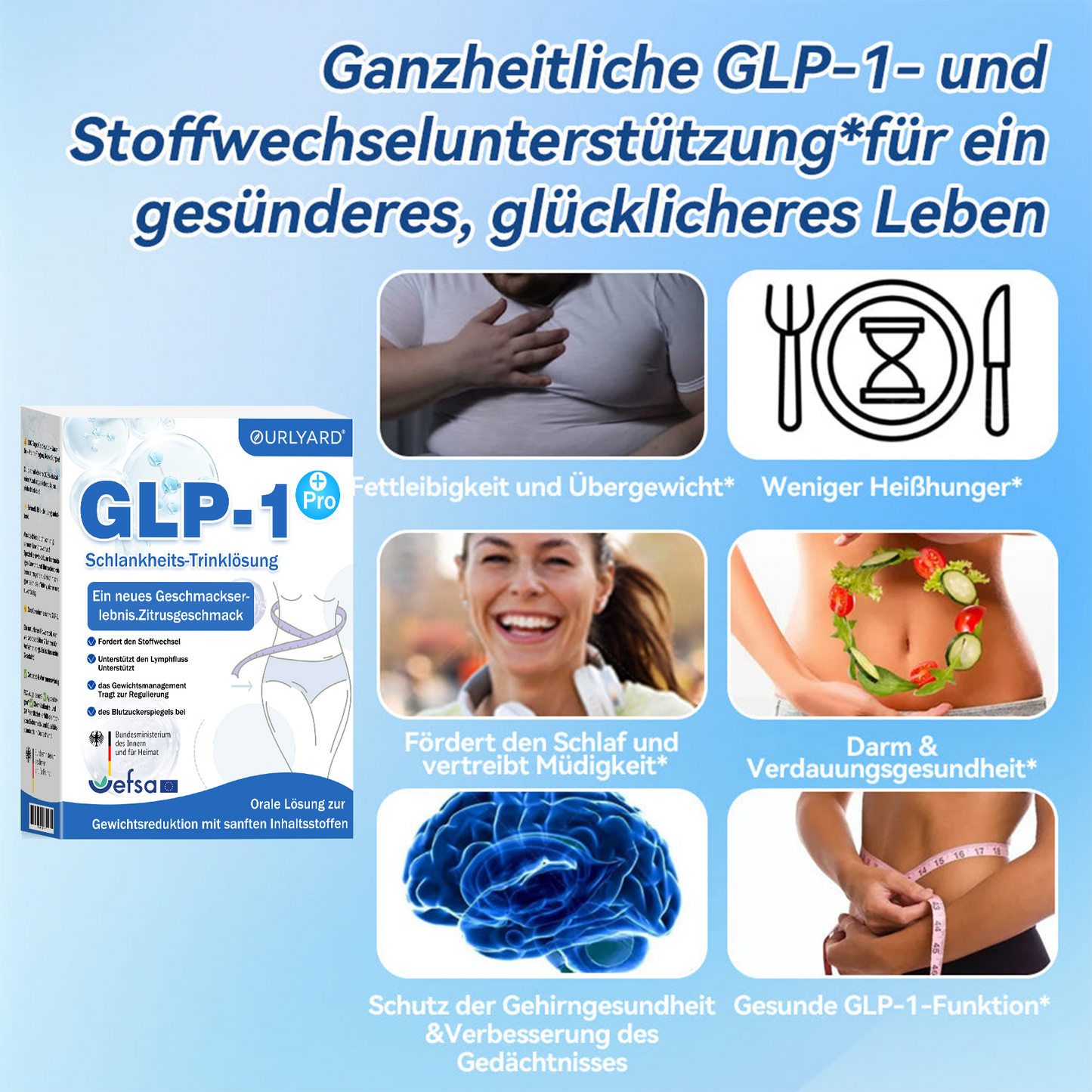 🎁🎁Ourlyard® GLP-1 Pro Schlankheits-Trinklösung 7 Tage sichtbare Wirkung, keine Nebenwirkungen, geeignet für alle Altersgruppen 🌹🌹
