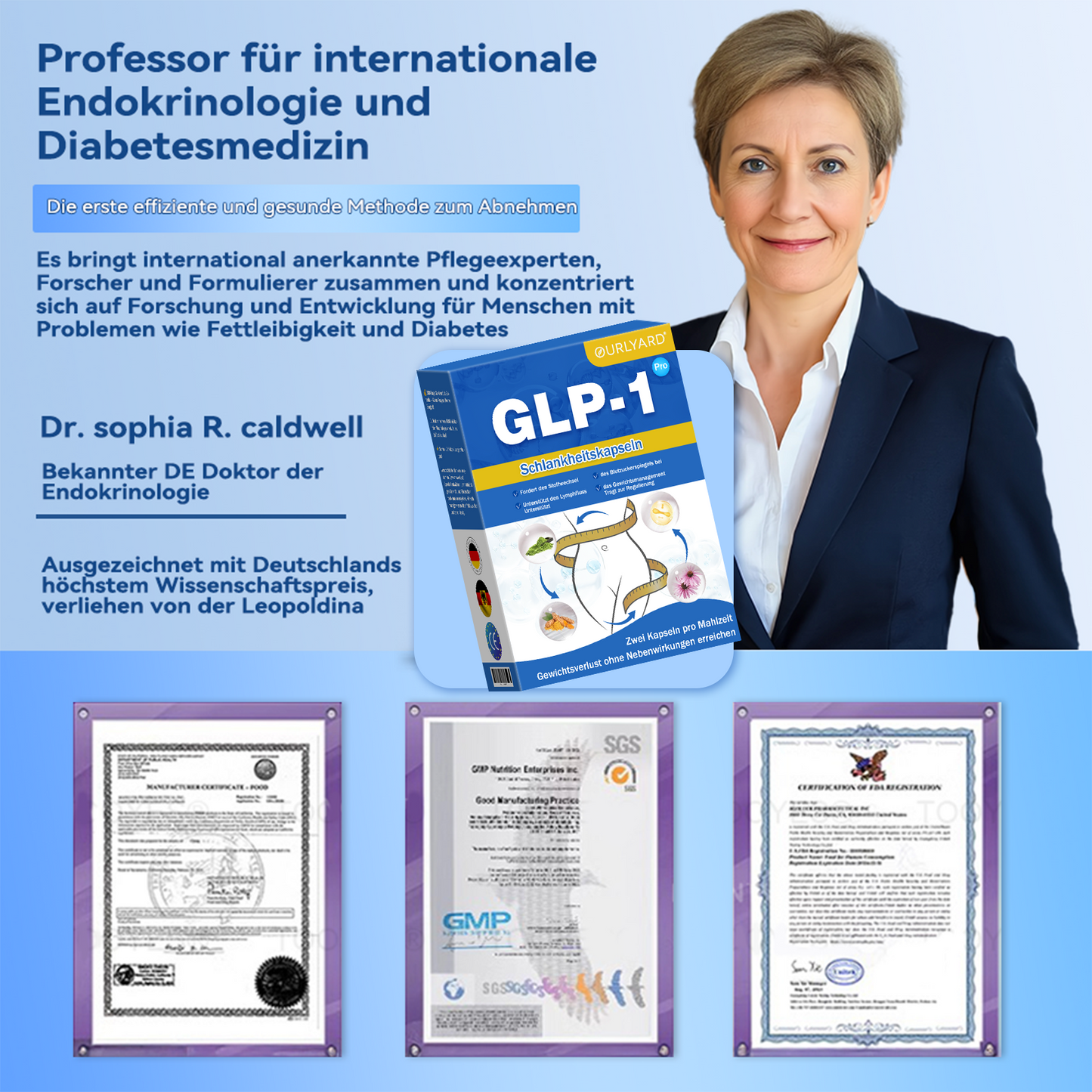 🔥🔥Ourlyard® GLP-1 Pro Schlankheitskapseln - 7 Tage sichtbare Wirkung, keine Nebenwirkungen, geeignet für alle Altersgruppen 🌹